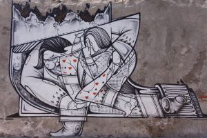'In Mother's Hands' by How %26 Nosm. [Bethlehem, Palestine]